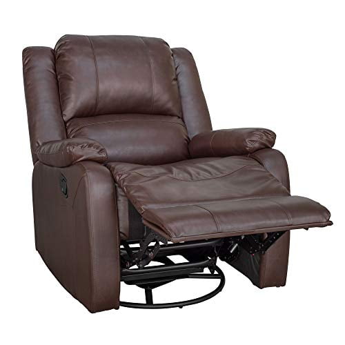 Slideout Set of 2 RecPro Charles Collection Chair Chestnut RV Furniture 30 Swivel Glider RV Recliner Glider Chair RV Living Room 