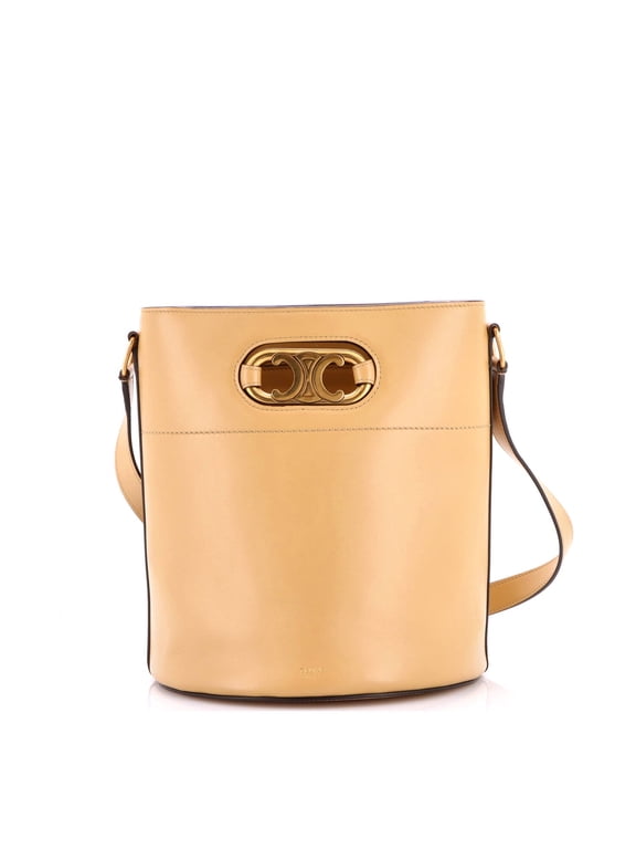 Pre-Owned Maillon Triomphe Bucket Bag Leather Medium By Rebag