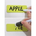 thumbnail image 3 of YSTIANN 54 Pcs Mini Skater Dry Erase Magnetic Labels - 1x3 Inch Reusable Write-On Magnets for Whiteboard, Fridge & Locker - Fun Multicolor Stickers for Classroom, Office & Home Organization WJ85-4965, 3 of 7