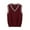 Wine, variant on Boys Girls Sweater Vest Cotton School Uniform Vest V-Neck Sleeveless Knit Pullover Sweaters for Toddler Kids 3-15 Years