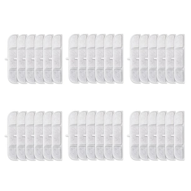 36 Filtros de CarbóN Activado para Fuente de Agua para Gatos WFP6 Filtros de Repuesto para Bebedero AutomáTico para Mascotas