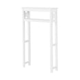 thumbnail image 6 of Derby 4-Piece Bathroom Set with Over Toilet Open Storage Shelf, Hamper, Floor Cabinet, and Hutch, 6 of 7
