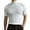 White, variant on Krdevn Men's Summer Solid T Shirt Blouse High Collar Turtleneck Short Sleeve Tops T Shirt,XL