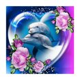 thumbnail image 2 of Cuadros Decorativos Bordado completo DIY Kits de punto de cruz Impreso Dolphin 11CT Costura Decoración para el hogar Ndcxsfigh Nuevos Originales, 2 of 8