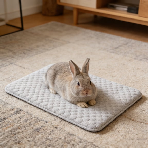 Rwvbm Summer Cooling Pet Bed Ice Pad for Hamster Rabbits Small Animals, Portable Physical Cooling Mat for Cages, Floors or Travel, 12.2x8.3in