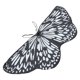 thumbnail image 2 of EeaseMX Capa creativa con alas de mariposa, chal de playa para exteriores, accesorio para fiesta infantil, 2 of 7