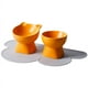 thumbnail image 1 of Colección de cuencos elevados para comida para gatos_Comedero y bebedero para mascotas sin estrés (2 piezas) Amarillo brillar Electrónica, 1 of 4