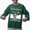 thumbnail image 2 of Christmas Sweatshirt, Ho Ho Ho Hole in One Golf Christmas Gnome Sweatshirt, Funny Holiday Golfer Sweatshirt, Golf Lover Gift for Women & Men, 2 of 5