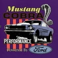 thumbnail image 6 of Wild Bobby, Mustang Cobra Performance Ford Cars and Trucks Men Graphic Tee, Purple, 5X-Large, 6 of 6