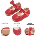 thumbnail image 4 of Toddler Flower Girl Dress Shoes - Girl Ballet Flats Party School Shoes Wedding, 4 of 6
