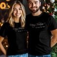 thumbnail image 4 of Camisetas para hombre, camisetas casuales de manga corta con texto "Feliz Navidad", camisetas gráficas para adolescentes, niños y hombres., 4 of 8