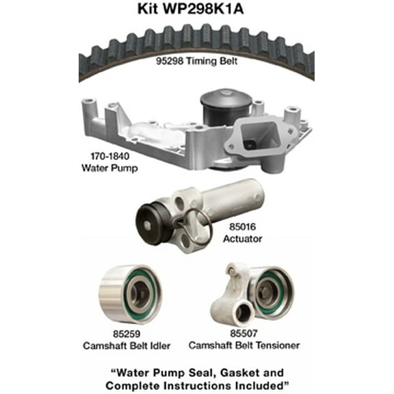 Dayco Premium T-Belt Kit w/ Water Pump, Without Seals Fits select: 2000-2009 TOYOTA TUNDRA, 2001-2009 TOYOTA SEQUOIA