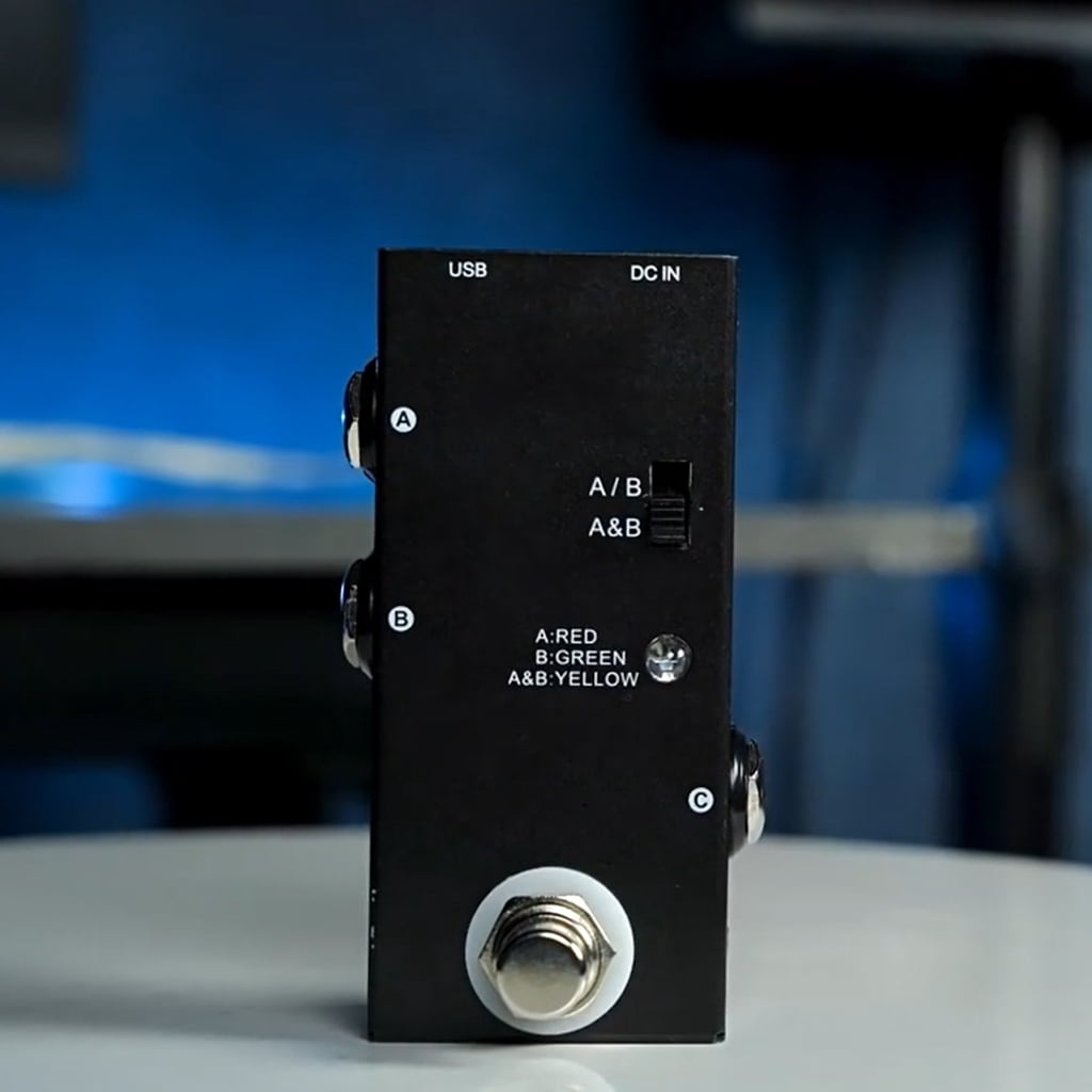 ABY Line Selector AB Switches Small Guitar Effect Pedal ABY Channel Switches