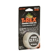 T-Rex Ferociously Strong 1 in. x 60 in. Clear Mounting Tape