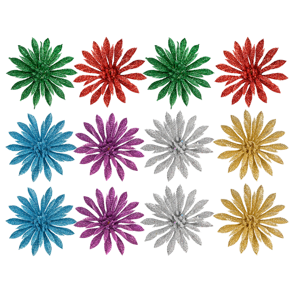 Frcolor Christmas Poinsettia Artificial Flowers Flower Flower Flowers
