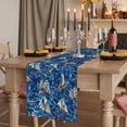 thumbnail image 2 of Coastal Boat Ocean Table Runner, Coastal Sea Waves Summer Washable Cotton Linen Table Runners 48 Inches Long, Dresser Scarf Runner for Nightstand/Coffee/End Tables 13''x48'', 2 of 9