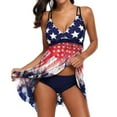thumbnail image 2 of Two Piece Swim Skirt Bottoms Swimming Suits High Waisted Modest Plus Size Bathing Suit Tops, 2 of 7