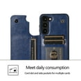 thumbnail image 4 of Feishell for Samsung Galaxy A35 Wallet Case with Card Holder,Double Magnetic Clasp Back Flip Kickstand Durable PU Leather Shockproof Card Slots Protective Phone Case for Women Men,Darkblue, 4 of 15
