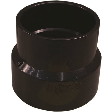 Genova Products Adapter Coupling 800 Series - 4 in Sewer Hub 3 in Hub Black