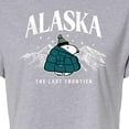 thumbnail image 3 of Peanuts - Snoopy - Puffer - Alaska Last Frontier - Juniors Cropped Cotton Blend T-Shirt, 3 of 6