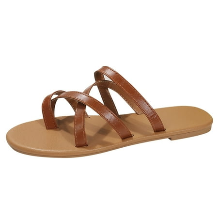 

Womens Wedges Shoes Elastic Band Casual Bohemian Sandals Boho Beach Sandals Flip Flops Womens Sandals