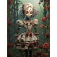 thumbnail image 1 of 5D DIY Con Taladro Esqueleto Halloween Muñeca 30x40cm, 1 of 9
