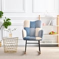 thumbnail image 3 of Silla mecedora sillon reclinable moderno decorativo ilios innova  london azul, 3 of 5