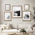 thumbnail image 2 of Studio Decor Home Natural Walnut Stain Wood Frame with Mat, 6 Pack, 2 of 7