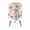 Color 1, variant on Small Trash Can with Lid Sea Creatures Coastal Crabs Fish Starfish Coral Seaweed Soft Pastel 1.8 Gallon Dog Proof Trash Can Round Garbage Can Waste Bin Wastebasket for Bathroom Bedroom Living Room