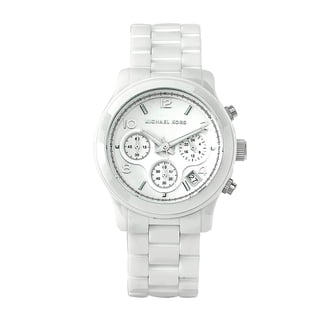 White Ceramic White Dial Ladies Watch MK5269 - Walmart.com display picture 2