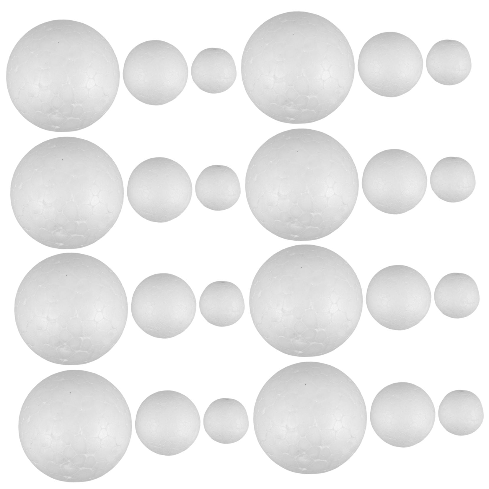 Raindrops 300 Pieces Hemispherical Polystyrene Foam for Crafts, Holiday Decorations, and Projects