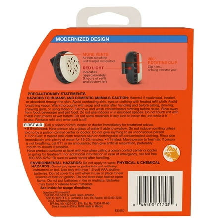 OFF! Clip-On Mosquito Repellent Starter Kit