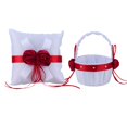 thumbnail image 2 of Flower Basket, Fabric Romantic Multi Purpose Ring Bearer Pillow With High Performance For Wedding, 2 of 8