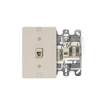 LEVITON 40257-I Telephone Wall Phone Jack