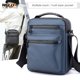 thumbnail image 2 of Bolso bandolera deportivo con solapa para hombre, informal, multifunción, sólido, pequeño, para viaje, bandolera de moda impermeable 2024 X182C, 2 of 5