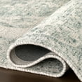 thumbnail image 5 of Rugs USA x Padma Lakshmi Istanbul Hand-Tufted Ornate Border Wool-Blend Rug, 4' x 6', Istanbul Teal, 5 of 7