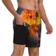 thumbnail image 2 of Balery Glowing Mushroom In Forest Bañador para hombre, shorts de playa de secado rápido con entrepierna y forro de compresión-XX-Large, 2 of 6