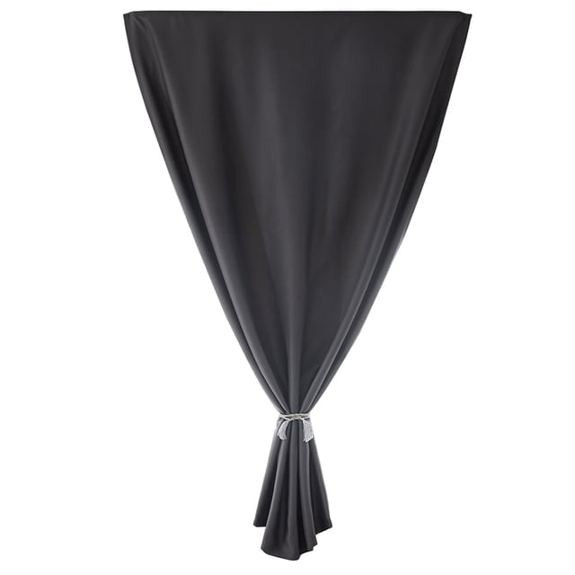 1 Pce Rideau Aoresac Maison Simple Couleur Unie Occultant Double Face Velcro Tissu de Rideau Décoration Maison