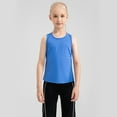thumbnail image 5 of Kid Girls Athletic Tank Tops Open Back Sleeveless Dry Fit Workout Running Tennis Sports Shirts 5-12Y, 5 of 8