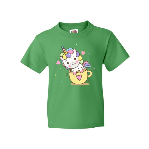 Inktastic Teacup Unicorn Youth T-Shirt