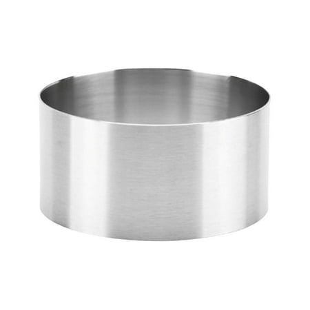 

Clearance! Baking Cake Ring Thickened Stainless Steel Cake Washable And Reusable Ring. Suitable For Home Baking Rings