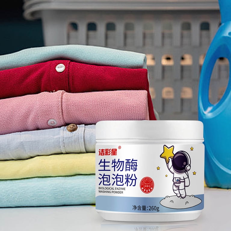 Gnmfd Bio-Enzyme Laundry Powder 260g, Oxygen Stain Remover for