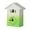Green, variant on NEXAVKPR Chimings Cookoo Clock Volumes Adjustable Cookoo Clock Wall Decoration Battery Operated Pendulums Cuckoo Clock for Home