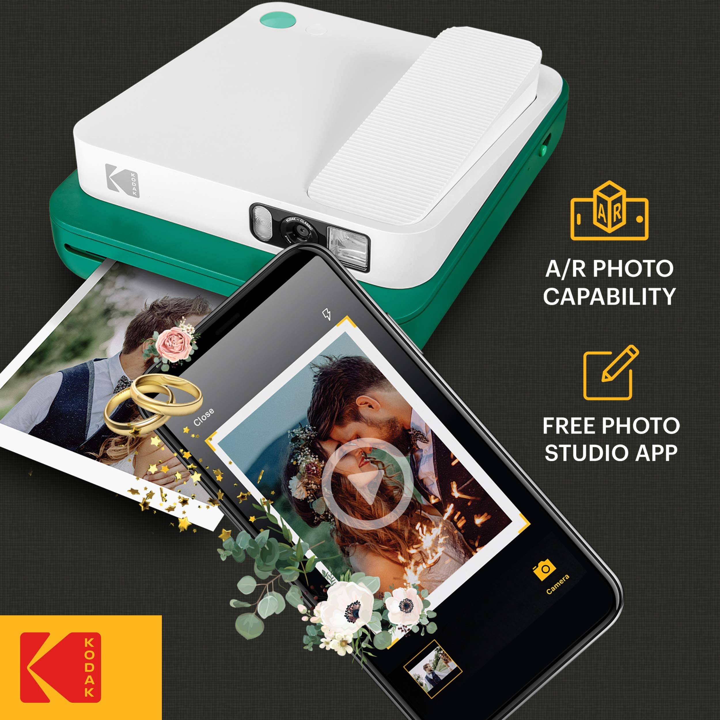 Kodak 3.5x4.25 inch Premium Zink Print Photo Paper (40 Sheets) 40 Pack