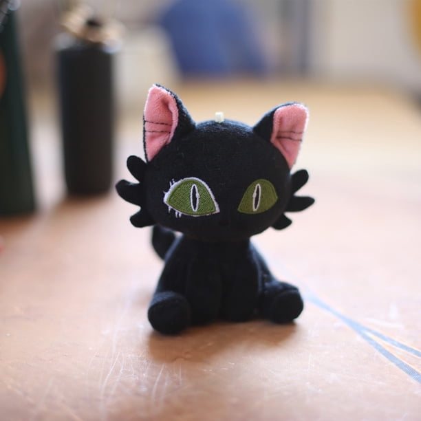 NS3 Suzume no Tojimari Daijin Peluche Muñecas Regalo Para Niñas Bolsa Colgante Gato Blanco Negro Juguetes Para Niños Llavero Gao Jiahui unisex