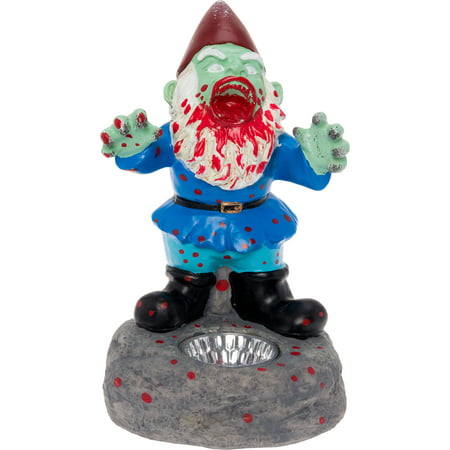 GreenLighting Solar Scary Zombie Garden Lawn Gnome Horror Novelty Statue Gift