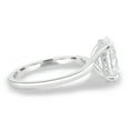 thumbnail image 2 of solitaire jewels 3CT Oval Moissanite Hidden Halo Engagement Ring For Women, 10K White Gold, 2 of 5