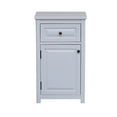 thumbnail image 6 of Alaterre Furniture Dorset 17"W x 29"H Pine Wood Floor Bath Storage Cabinet with Drawer and Door, 6 of 8