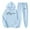 Light Blue, variant on Women Sweatsuits Sets 2 Piece Hoodie Long Sleeve Pullover and Baggy Sweatpants Lounge Fall Sets Travel Sweatsuits for Women Set