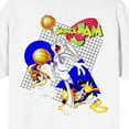 thumbnail image 4 of Space Jam 1996 Hoops & Toons Crew Neck Short Sleeve Men's White T-shirt-Medium, 4 of 5